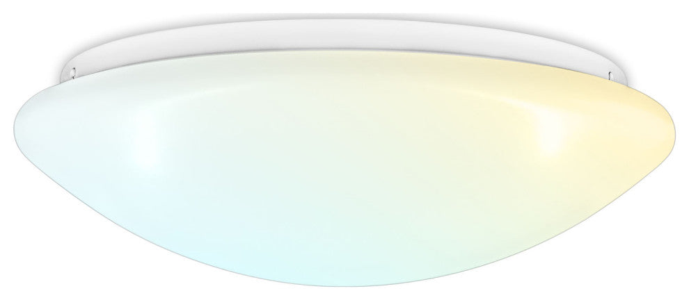 Luxrite 11" LED Flush Mount Light, 20W, 5 CCT, 1500 Lumens, Dimmable