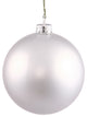 Vickerman 3" Silver Splendor Matte Ball Ornament, 32 per Box