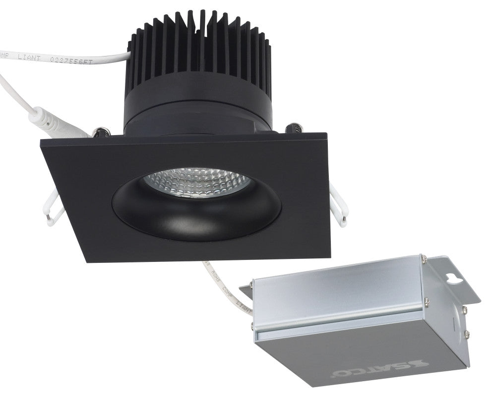 12 Watt LED Downlight - Gimbaled - 3.5 in. - 120 Volt - Square - Remote Driver