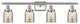 Innovations 916-4W-SN-G58 Bell 4 Light Bath Vanity Light, Brushed Satin Nickel