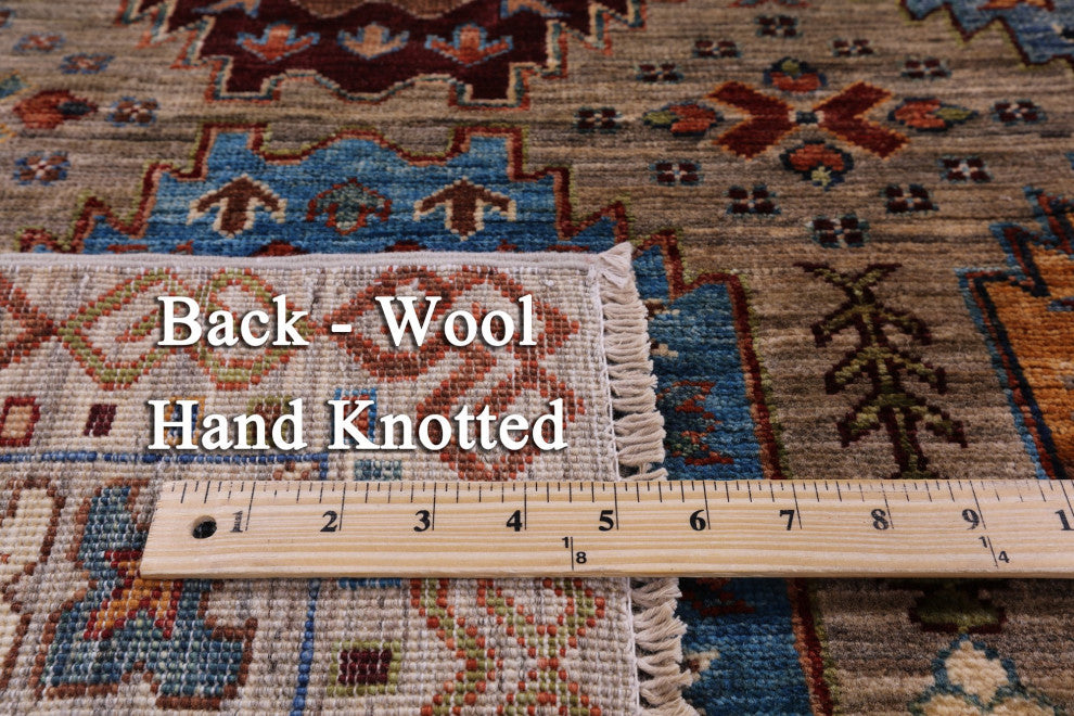 5' 7" X 7' 11" Fine Turkmen Handmade Wool Rug - Q12521
