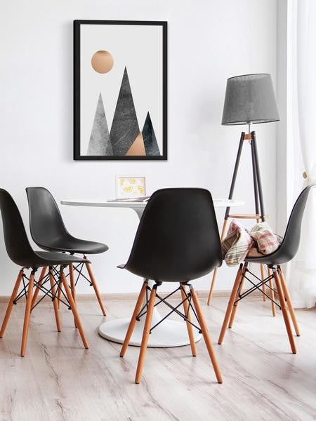 "Steep Mountains" Framed Painting Print, 30"x45"