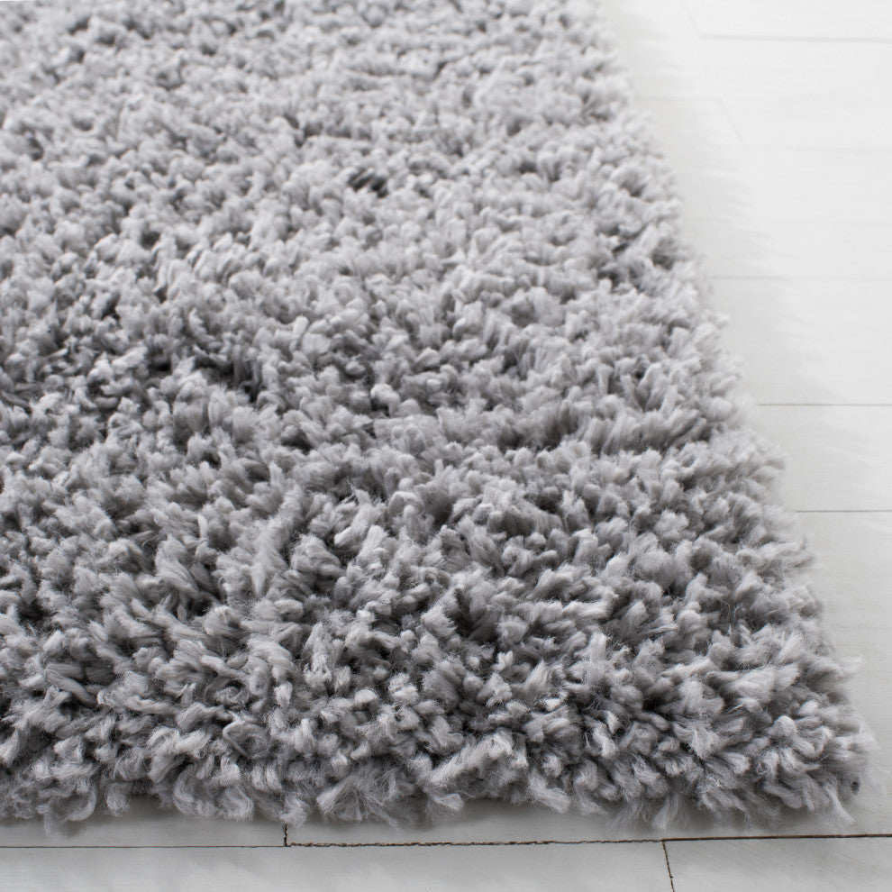 Safavieh August Shag AUG200G Rug, Silver, 2' X 9'