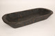Elegant Rustic Farmhouse Wooden Dough Bowl, Black