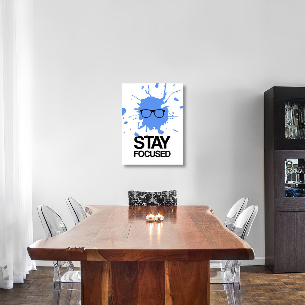 "Stay Focused Splatter Poster 2" Fine Art Print