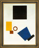Kazimir Malevich Suprematism Self Portrait Two Dimensions