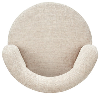Jazzlyn Fabric Swivel Accent Chair, Grenada Cream