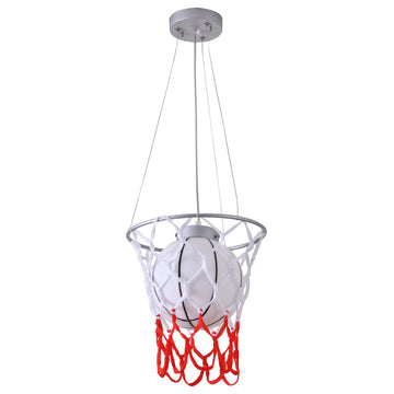 Basketball Light Fixture With Net