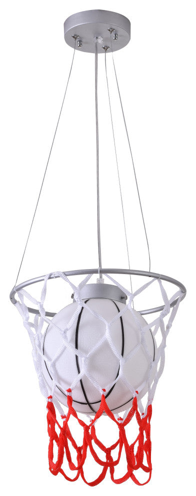 Basketball Light Fixture With Net