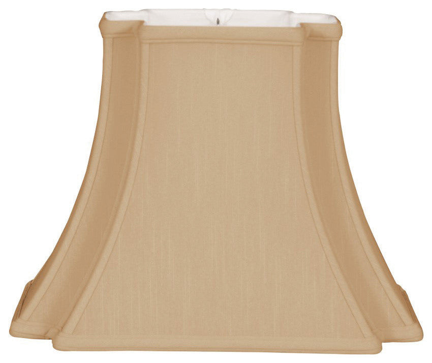 Rectangle Bell Inverted Corner Designer Lampshade, Beige