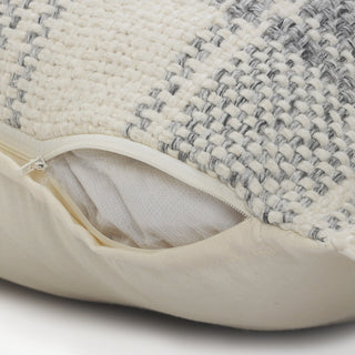 Charles Casual Plaid Cabin Throw Pillow With Fringe