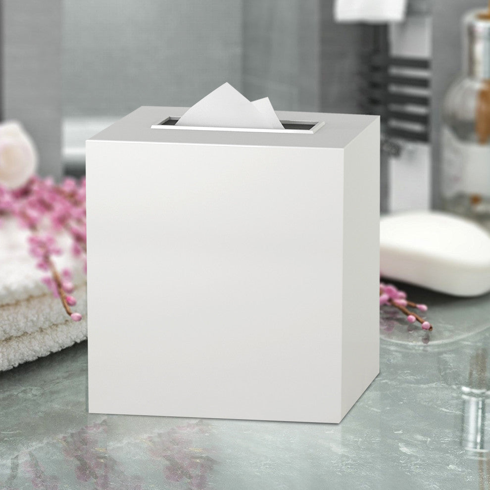 nu steel Elegant Boutique Tissue Box Cover
