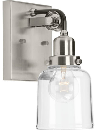 Rushton Collection 1-Light Bath and Vanity, Brushed Nickel