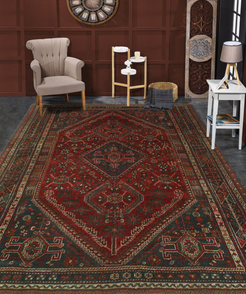 Semi-Antique Gracie Red Rug