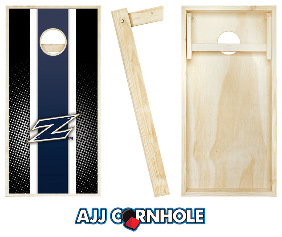 University of Akron Striped Cornhole Set