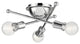 Flush Mount 3-Light, Chrome