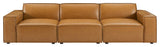 Restore Vegan Leather 3-Piece Sofa-Tan