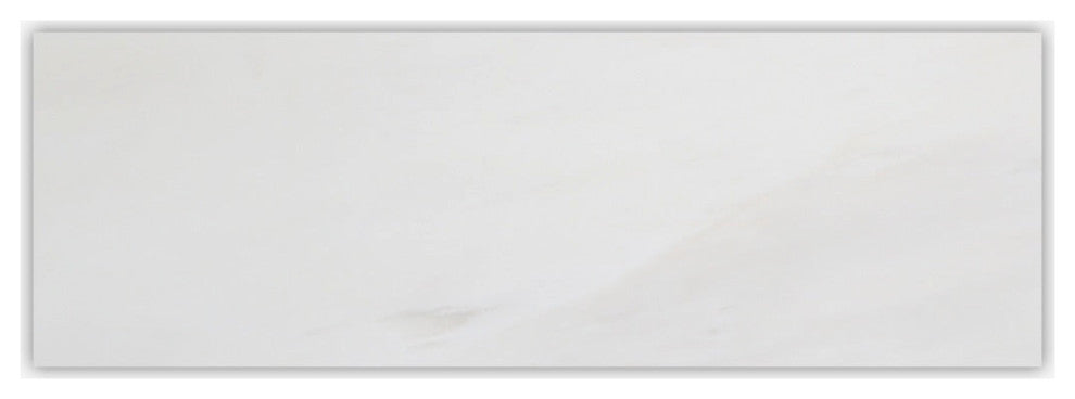 Bianco Dolomiti Honed 4x12 Marble Tile