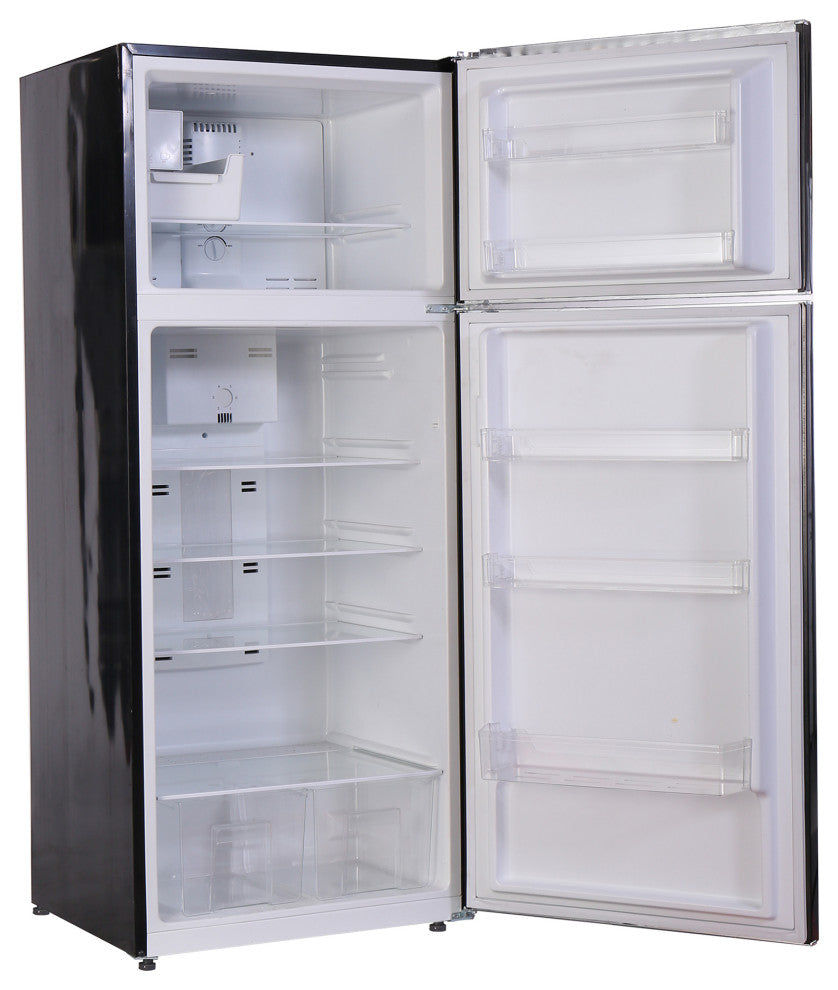 Conserv 30in RETRO Refrigerator 18cf Top Mount w/AUTOMATIC ICE MAKER 110V Handle
