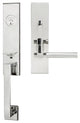 Sequoia Lever, Mortise Entry Handleset, Left Hand, Polished Stainless Steel