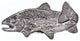 Trout Left Facing Cabinet Knob, 2", Nickel