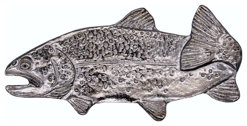 Trout Left Facing Cabinet Knob, 2", Nickel