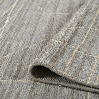 Anna Maneux Area Rug, Gray, 8' x 10', Geometric