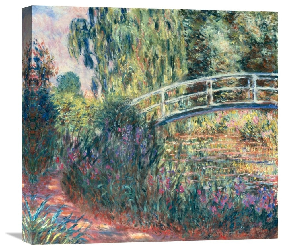 "Le pont japonais: bassin aux nymphas" Artwork, 22"x20"