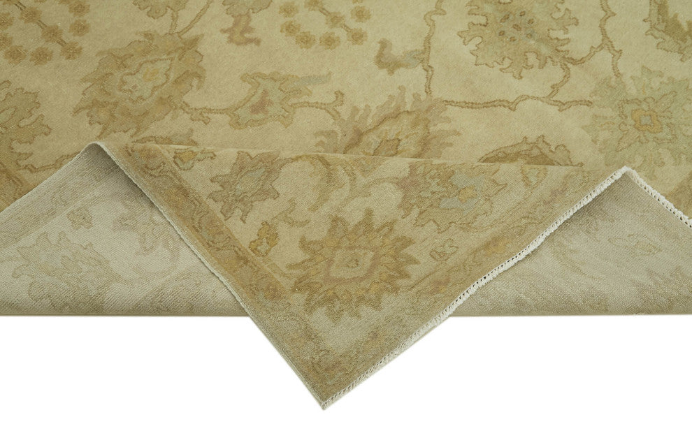 Rug N Carpet - Hand-knotted Oriental 7' 4'' x 10' 3'' Wool Oushak Area Rug