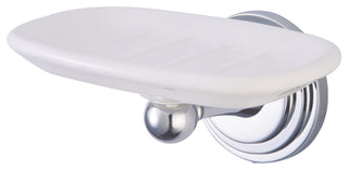 Kingston Brass Wall-Mount Soap Dish Holder, Polished Chrome