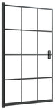 vidaXL Shower Enclosure Shower Cabin with ABS Handle ESG 31.5"x55.1" Black