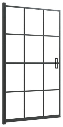 vidaXL Shower Enclosure Shower Cabin with ABS Handle ESG 31.5"x55.1" Black