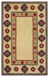 Rizzy Home Southwest SU2015 Tan Southwest/Tribal Area Rug, Rectangular 3'x5'