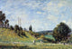 Alfred Sisley Railroad Embankment at Sevres, Gallery Wrapped Canvas, 18"x27"