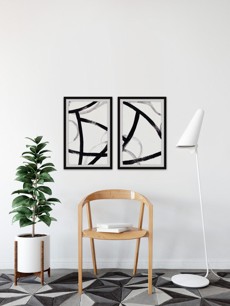 Winding Trails Diptych, Set of 2, 8x12 Panels