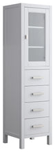 London 66" Linen Cabinet, White