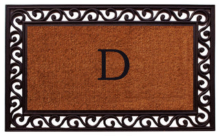 Rembrandt Monogram Doormat 18"x30", Letter D