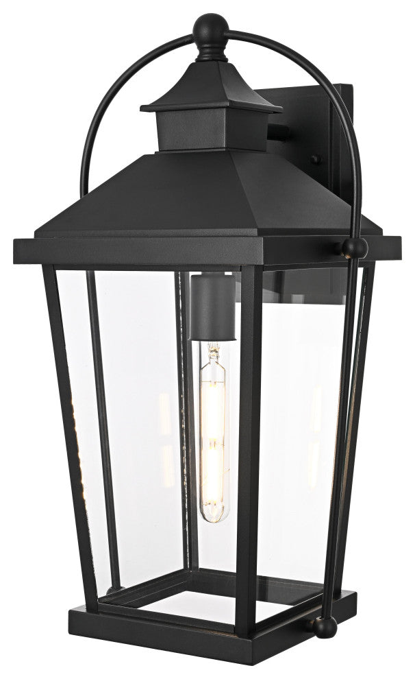 Home Living 20" Outdoor Wall sconce, Black