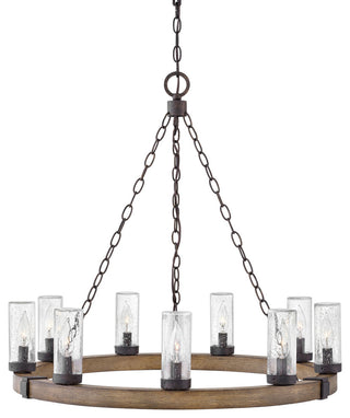 Hinkley Lighting 29208 Sawyer 120v 9 Light 30"W Outdoor Wrought - Sequoia