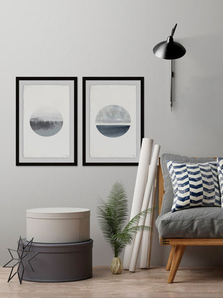 Two Views Diptych, Set of 2, 20x30 Panels