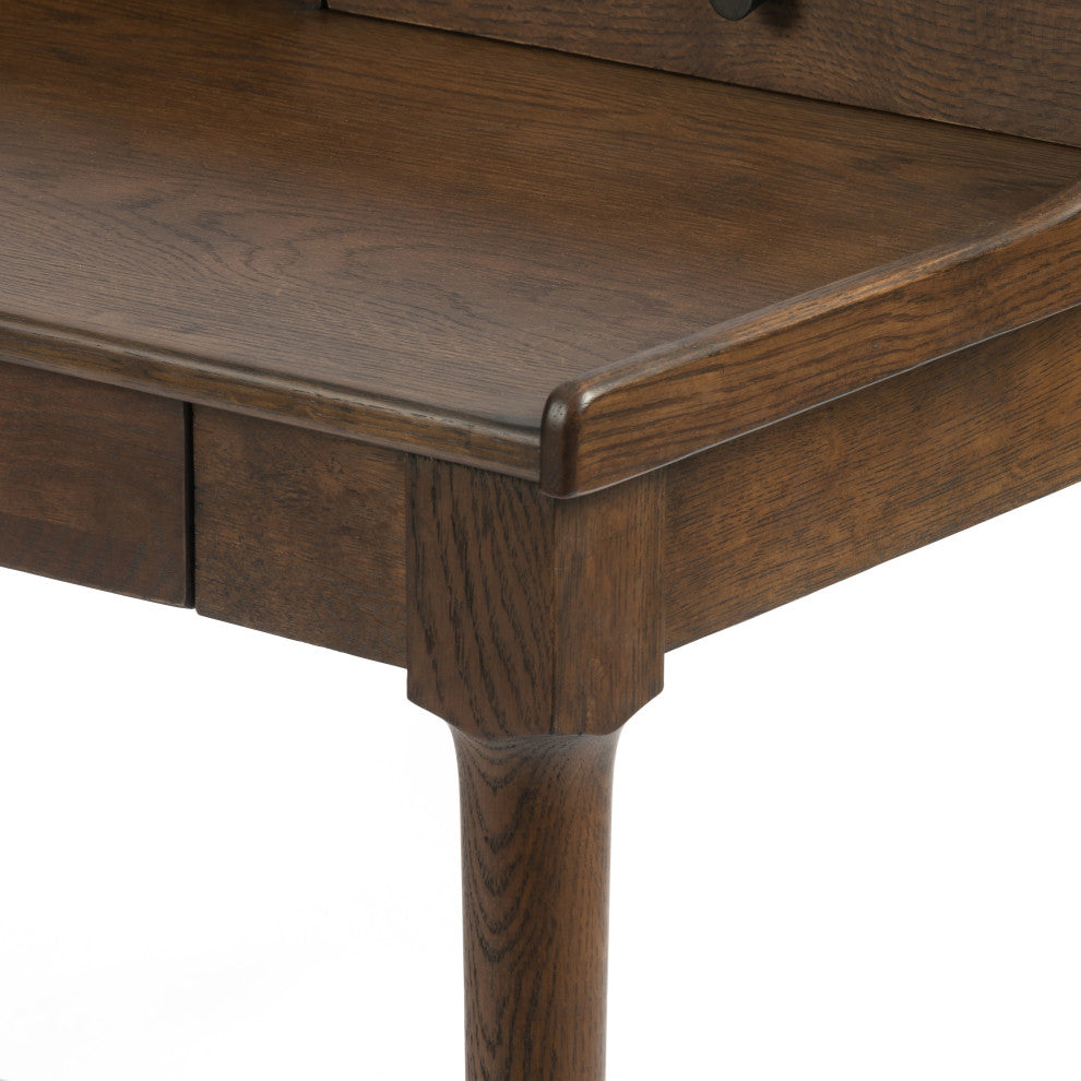 Moreau Writing Desk-Dark Toasted Oak