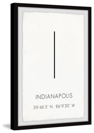 "I Indianapolis" Framed Painting Print, 24x36
