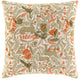 Surya Tanzania TZN-006 18"x18" Pillow Cover, Olive/Terracotta/Ivory/Green