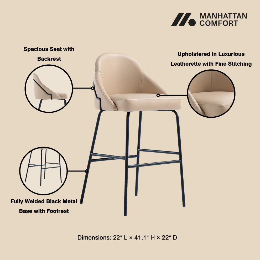Manhattan Comfort Gracie Barstool