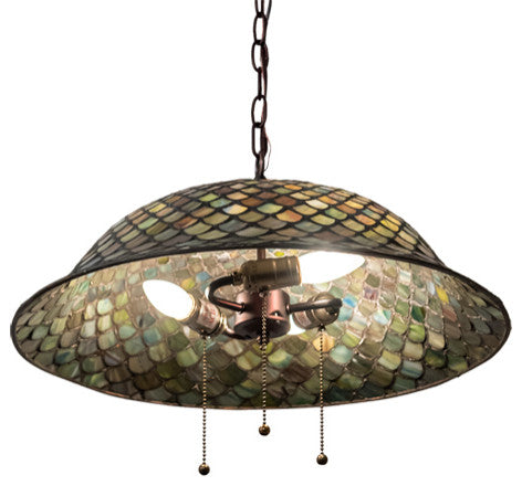 20 Wide Tiffany Fishscale Pendant