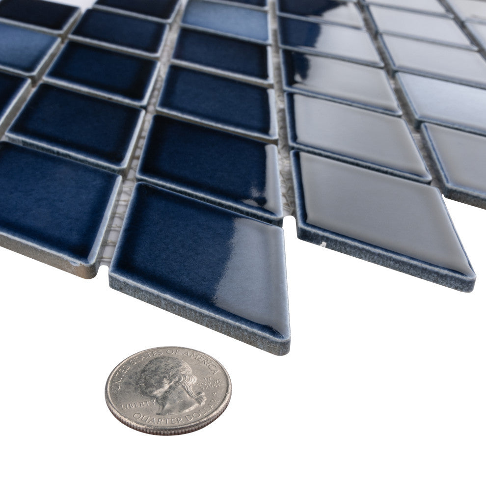 Hudson Kite Porcelain Mosaic Floor and Wall Tile Sample