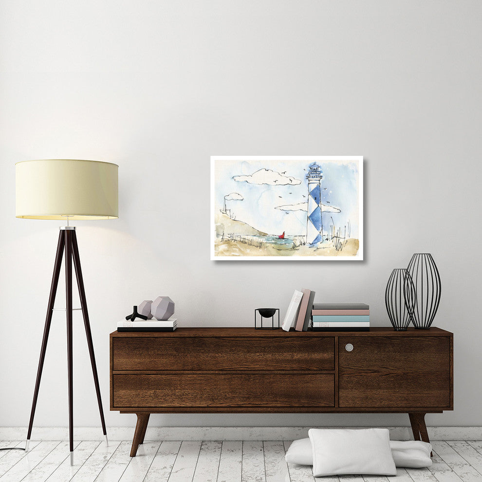 "Coastal Life VIII" Digital Paper Print by Anne Tavoletti, 38"x26"