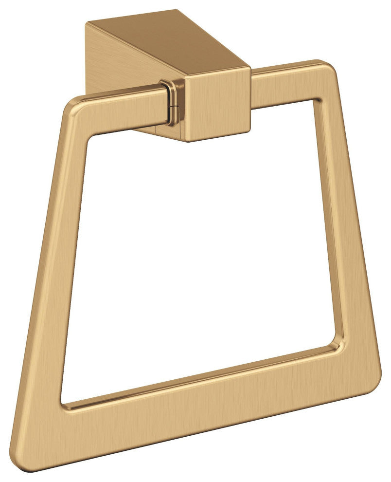 Amerock Blackrock Contemporary Towel Ring, Champagne Bronze