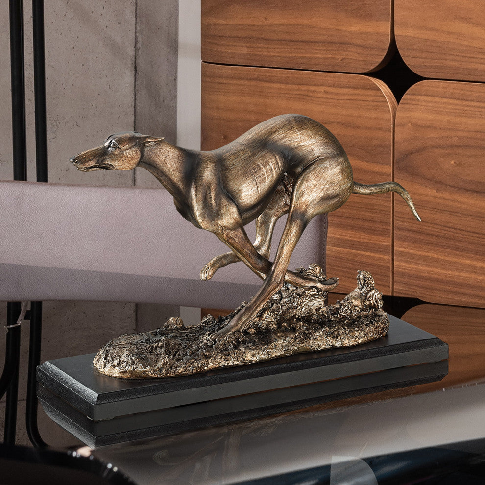 Greyhound Whippet Dog Statue