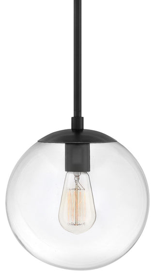 Hinkley Lighting 3747 Warby 1 Light 10"W Globe Pendant - Black
